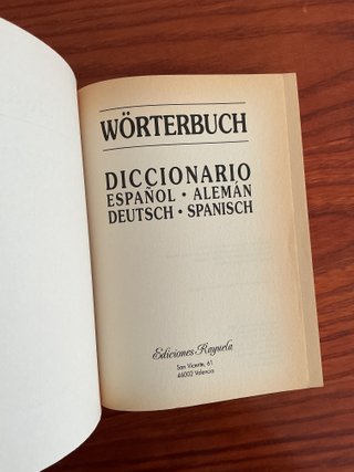 Diccionario español-alemán