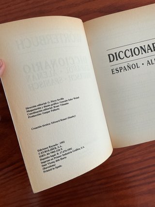 Diccionario español-alemán