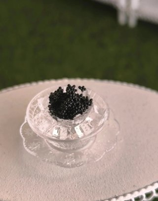 Cuenco caviar miniatura con hielo