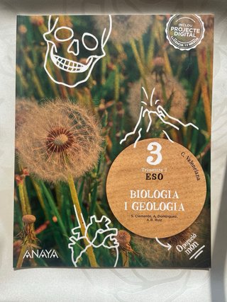 Biologia i geologia, 3 ESO