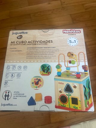 Cubo de Actividades. Sin USO.Regalo repetido