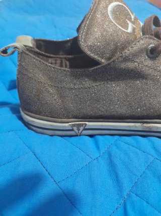 Sneakers Guess Glitter marrone panna