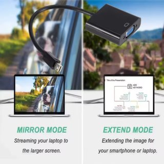 Adaptador Mini DP a VGA 1080P