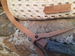 Bolso de crochet de Biba.