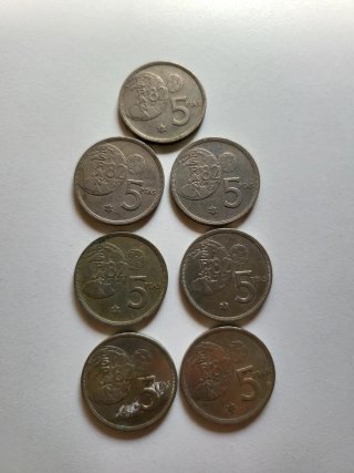 Monedas 5 Pesetas España 1982