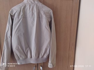 Cazadora Zara Bomber Beige Hombre Talla L