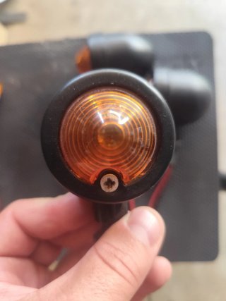 Intermitentes moto negros (4 unidades)