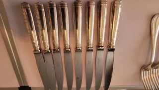 Lote de cubertería de plata - 55 piezas Christofle