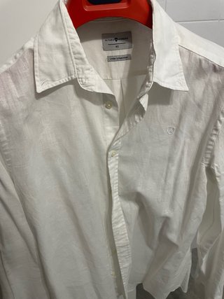 Camisa Lino Blanca Alvaro Moreno Talla 40