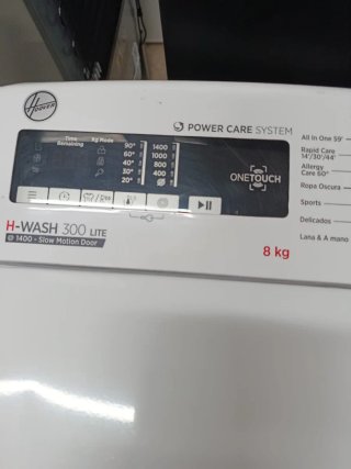 Lavadora Hoover H-Wash 300 Lite Garantía + Entrega