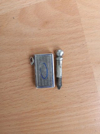 Encendedor plata 900 antiguo 1920