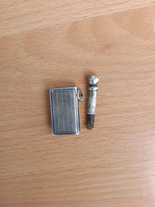 Encendedor plata 900 antiguo 1920