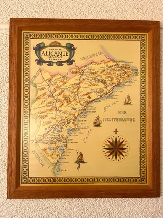 Carta de Alicante - Mapa