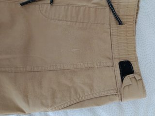 Pantalón Cargo Beige Bershka Talla S
