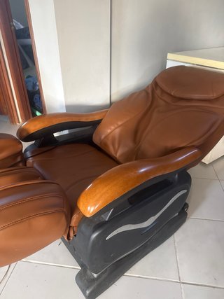 Sillón de Masaje Cuero Marrón profesional