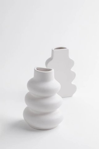 Sujetalibros Sklum Crosby Cerámica Blanco