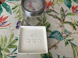 Germinador de cristal con base
