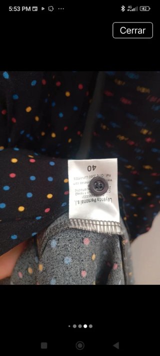 Vestido largo estampado