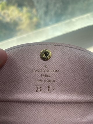 Monedero Louis Vuitton Marrón y Rosa