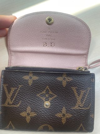 Monedero Louis Vuitton Marrón y Rosa