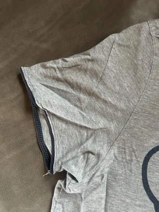 T-shirt Sisley Grigia M Grafica Pop Shock