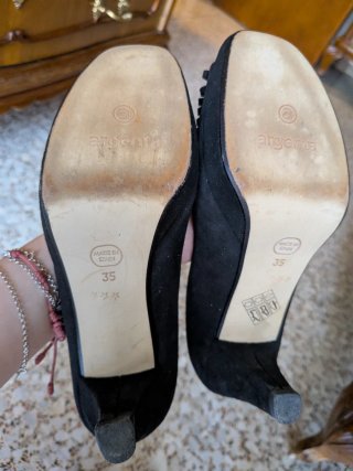 Zapatos de tacón negros