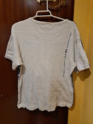 Camiseta Adolfo Domínguez Estampada Azul/Blanco