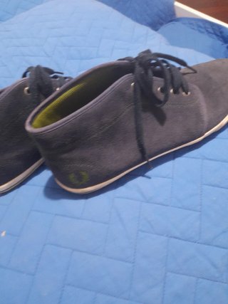 Fred Perry Polacchi a scamosciata blue/Verde