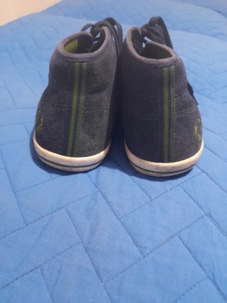 Fred Perry Polacchi a scamosciata blue/Verde