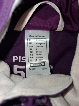 Traje de esquí infantil niña