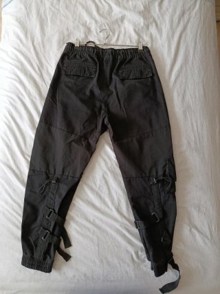 Pantalón Cargo Táctico Bershka Negro Talla S