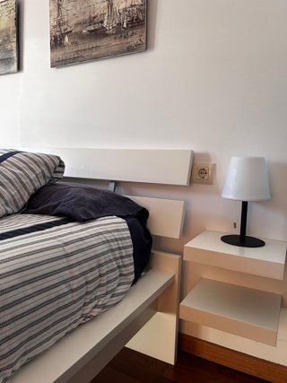 Cama Matrimonio Ikea Madera Blanca