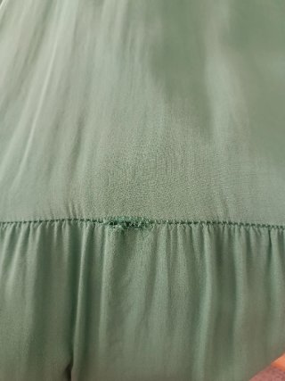 Vestido largo verde. Talla 40-42