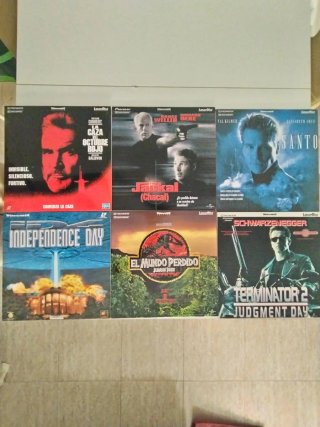 35 Películas Láser Disc (Variadas)