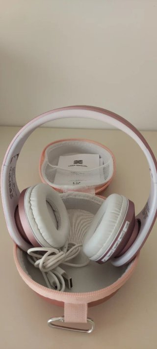 Auriculares inalámbricos PowerLocus rosa
