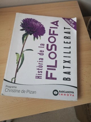 Llibre Història de la Filosofia Batxillerat
