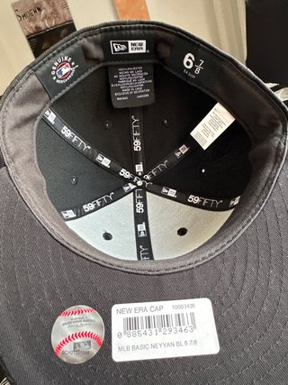 Gorra New Era 59FIFTY NY Yankees Negra Talla 6