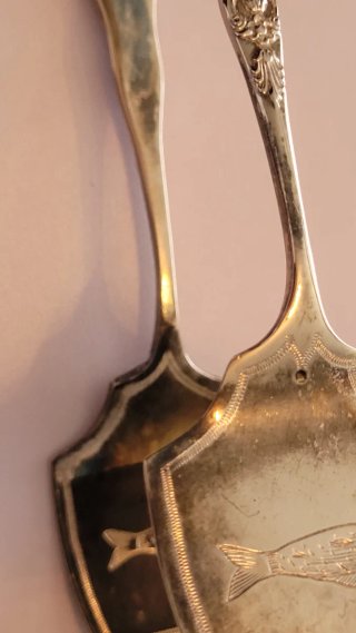 Pinzas de servir EPNS Sheffield Vintage