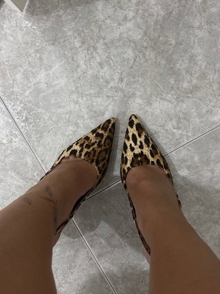 Tacchi maculati glitterati
