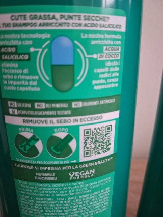 Garnier Fructis Shampoo Capelli Grassi