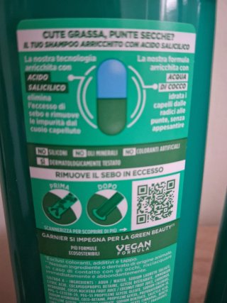 Garnier Fructis Shampoo Capelli Grassi