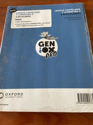 Lengua castellana y literatura II. Libro del es...