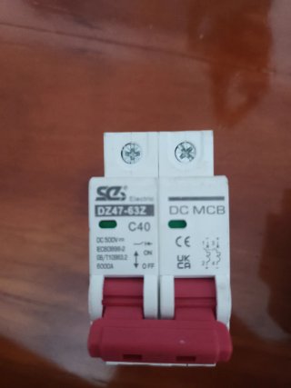 Automáticos magnétotermicos corriente continua