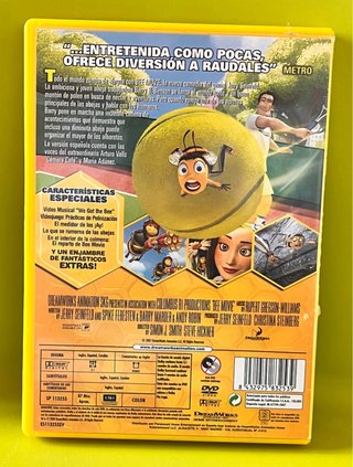 DVD Infantil Bee Movie (Español)
