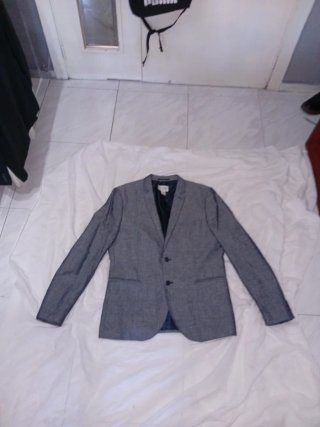 Chaqueta H&M Conscious Collection gris 52
