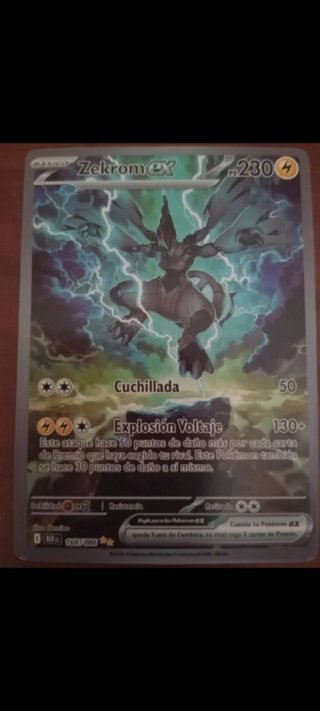 Carta Pokémon Zekrom EX 166/086