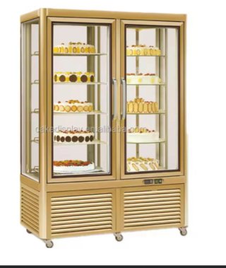 Vitrina Refrigerador Industrial Dorada
