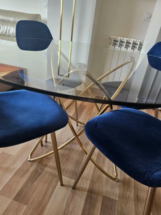 Mesa Kare shop + 4 Sillas Kave home Diseño