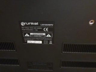 Televisor Grunkel Negro/Gris