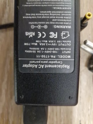 Adaptador AC Portátil 19V 3.95A 75W